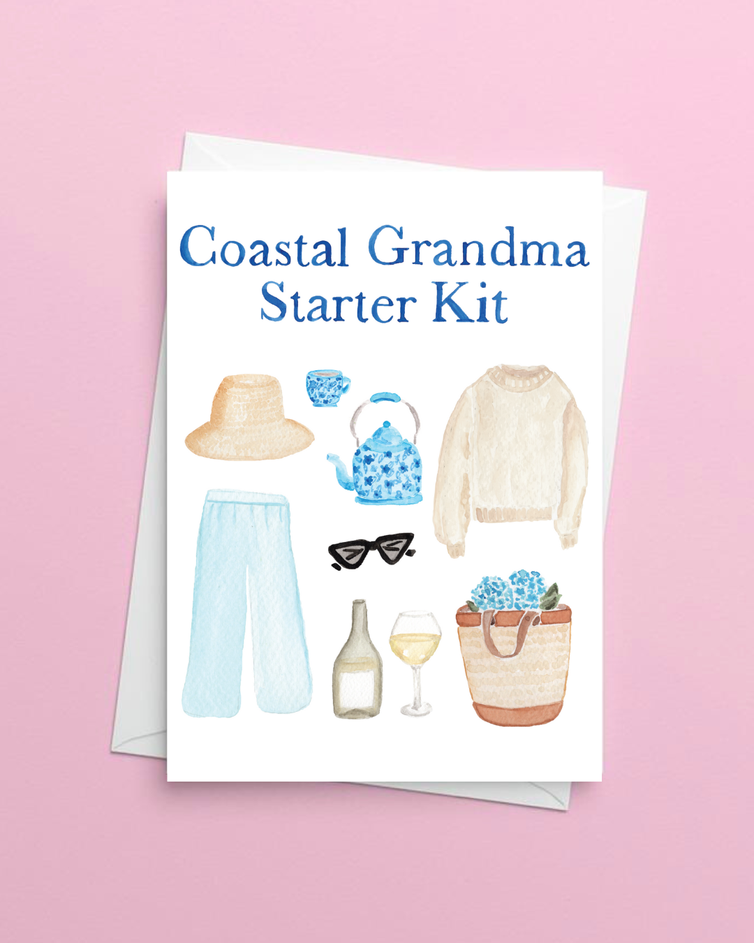 Coastal Grandma Starter Kit Greeting Card