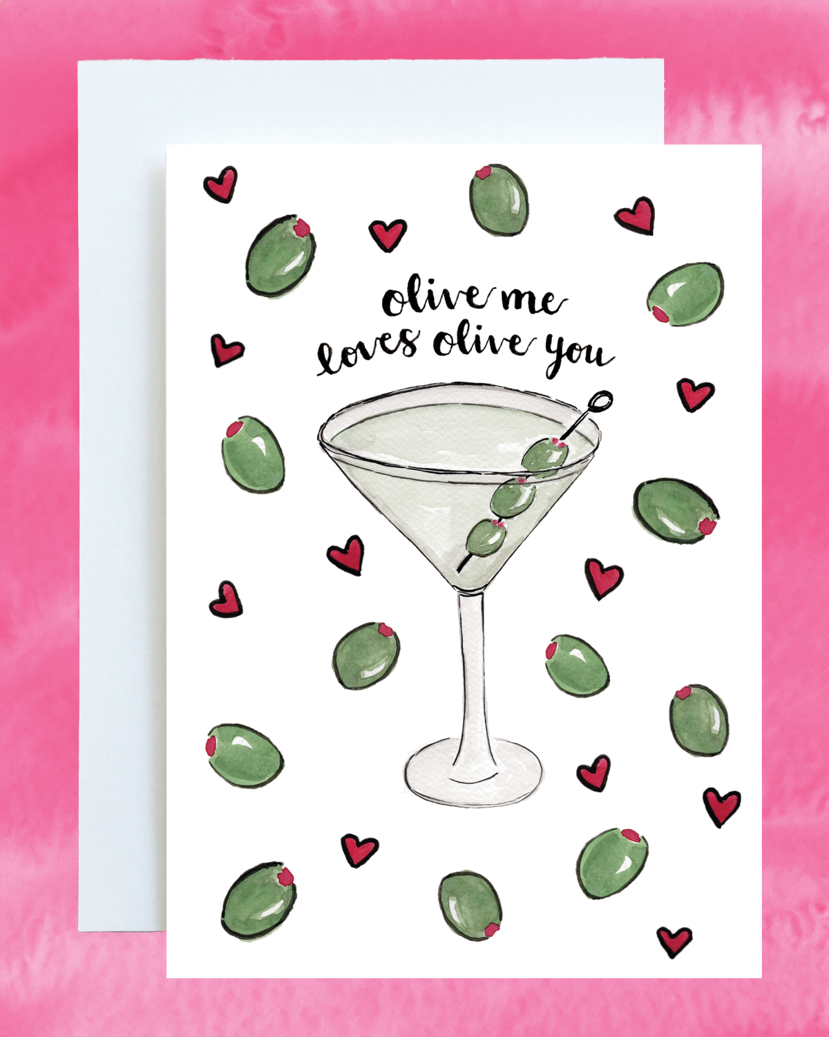 Olive Me Loves Olive You Card