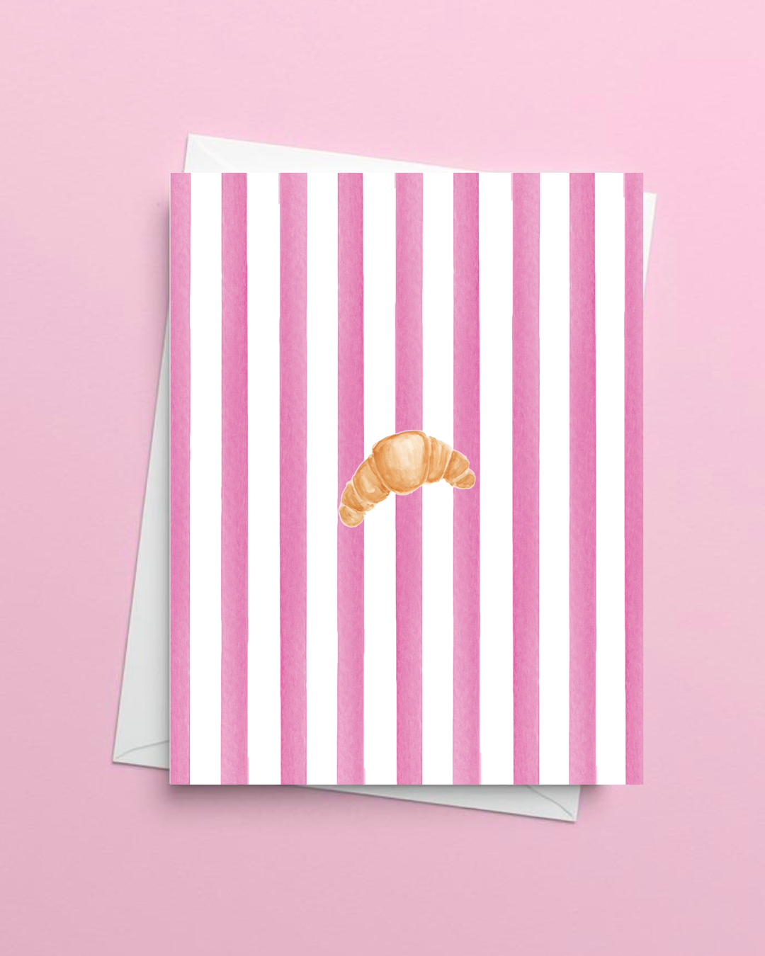 Croissant Greeting Card