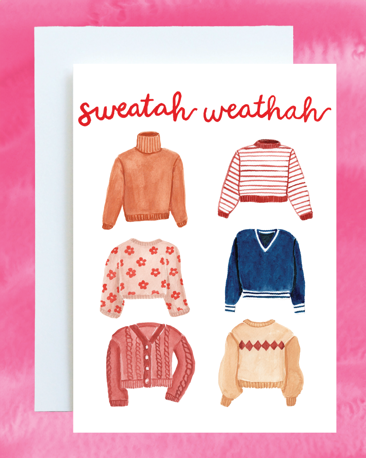 Sweatah Weathah Card
