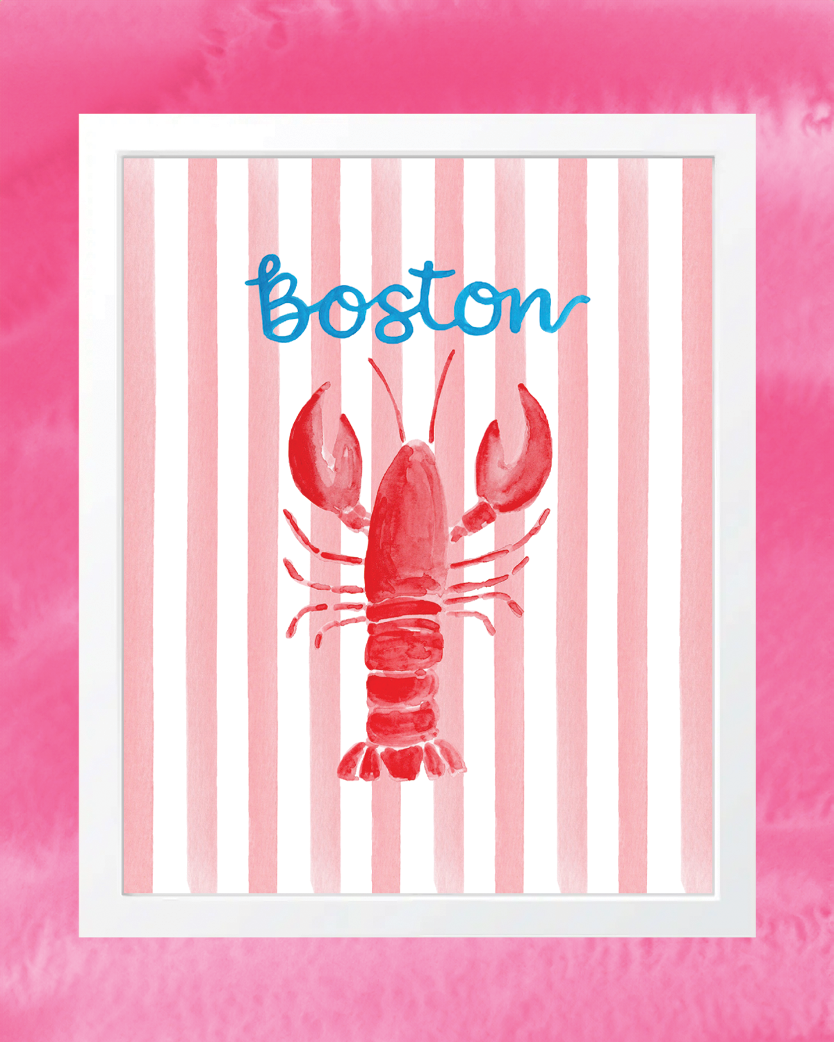 Boston Lobster Art Print