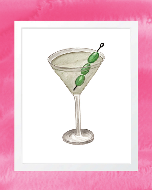 Dirty Martini Print