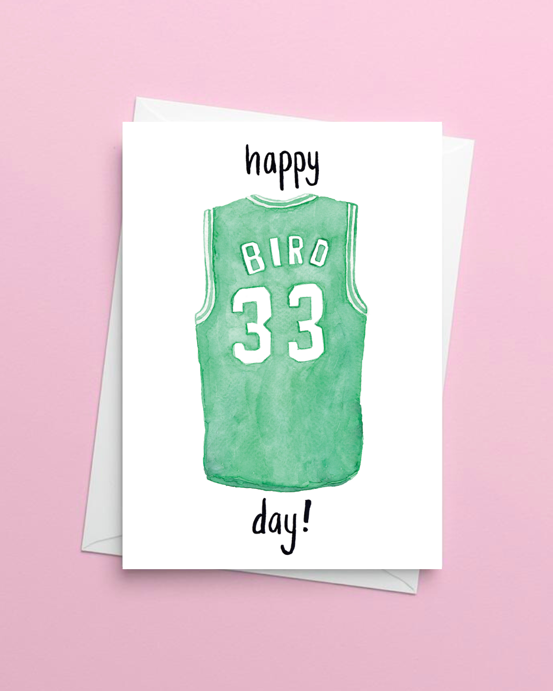 'Happy Bird Day' Celtics Birthday Greeting Card