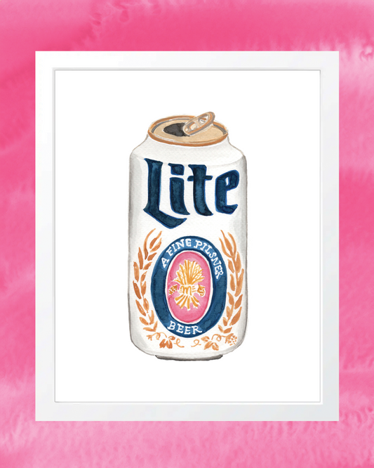 Miller Lite Print