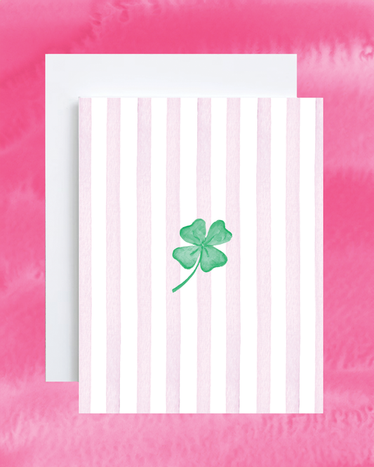 4 Leaf Clover Greeting Card