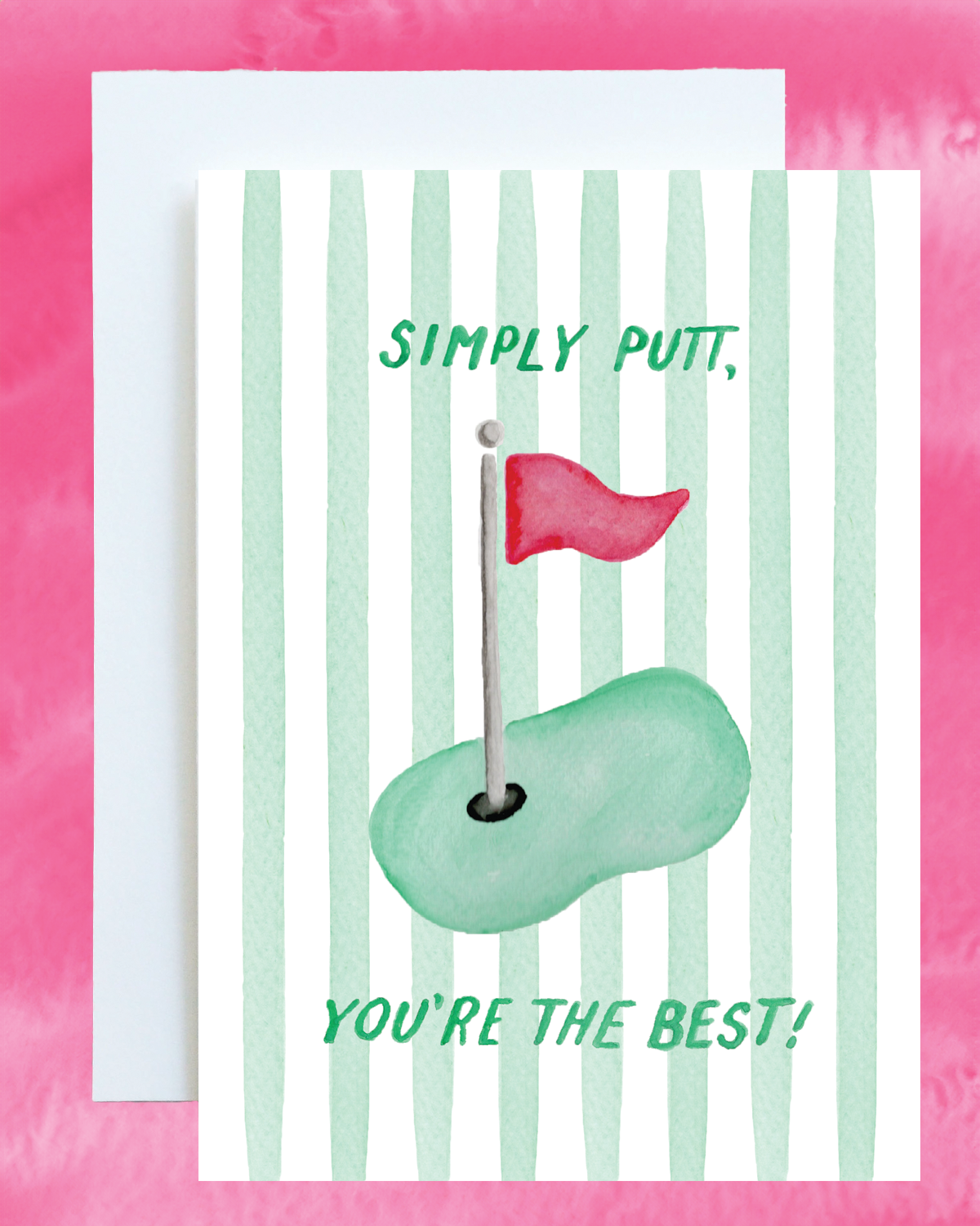 Father's Day Punny Golf Card