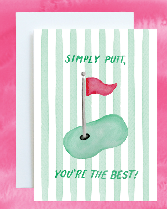 Father's Day Punny Golf Card