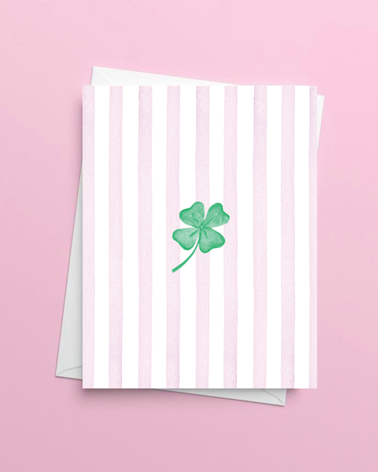 4 Leaf Clover Greeting Card