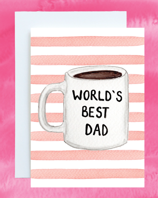 'World's Best Dad' Father's Day Card